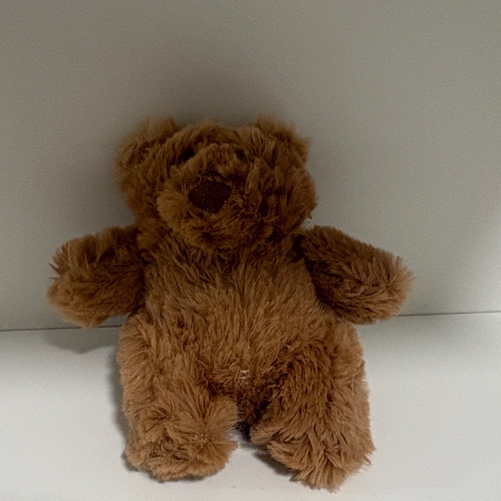 Classic Brown Plush Teddy Bear - Soft Stuffed Animal